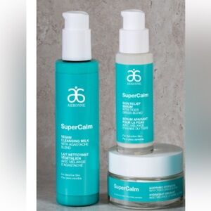 ARBONNE Skincare Set SOOTHING HYDRATOR -SKIN RELIEF SERUM-VEGAN Milk
